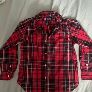 Chaps Boys Flannel Dress Shirt